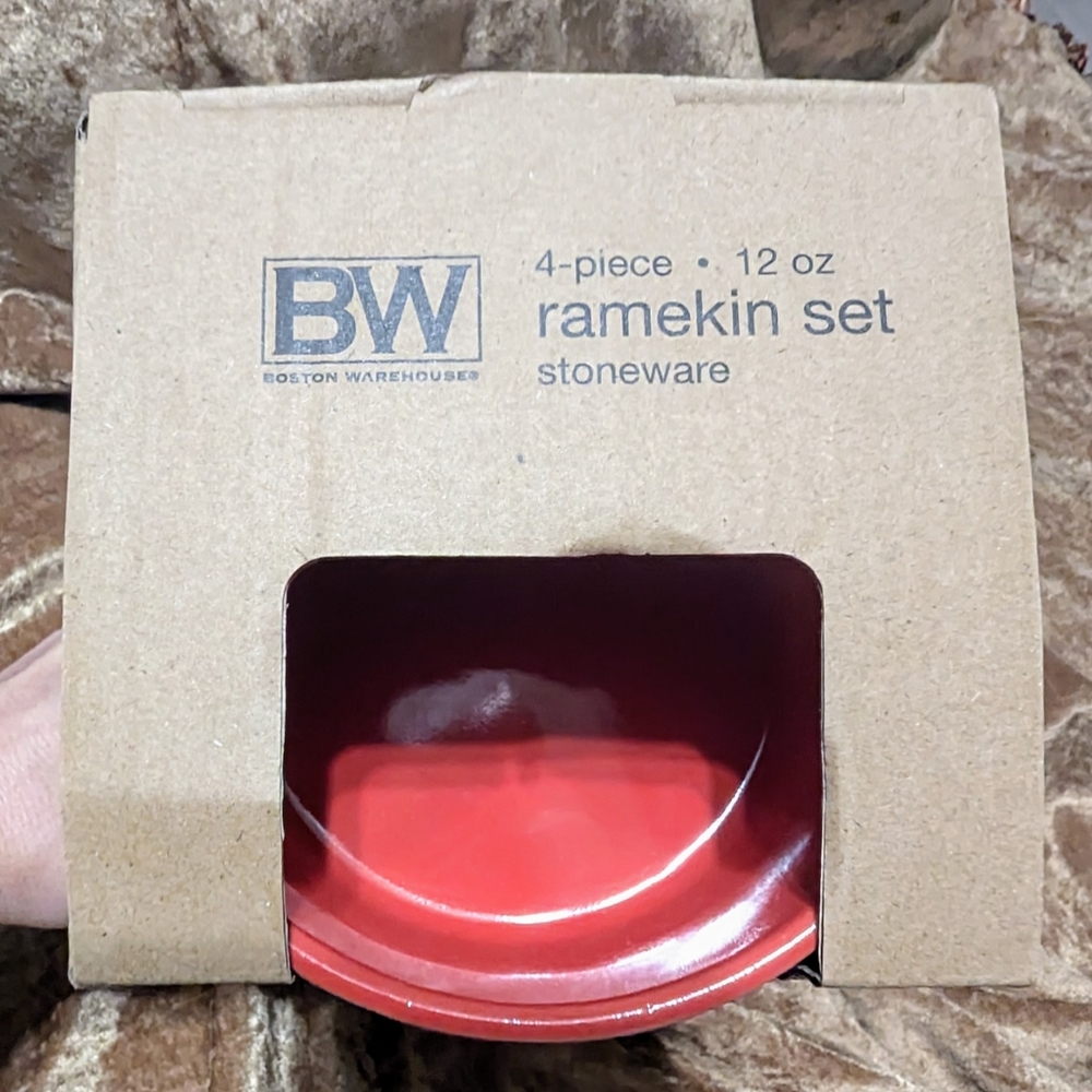 NWT Colorful Ceramic Ramekins Set - Picture 4 of 6